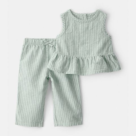 Carter's Baby Carter's 2 pc Sleeveless Top & Pant Set