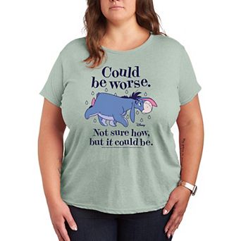 Disney's Winnie The Pooh Eeyore Plus Size Could Be Worse Graphic Tee