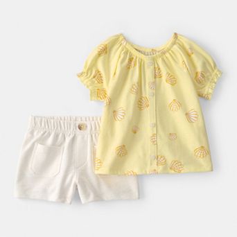 Baby Girl Carter's 2 pc Shell Top & Short Set