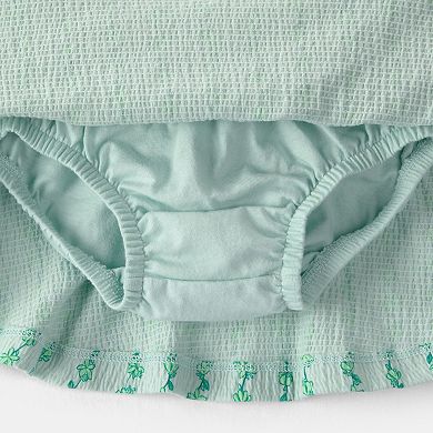 Baby Girl Carter's 2-Piece Vine Short-Sleeve Top & Skirt Set