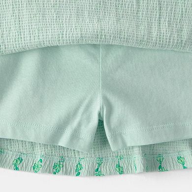 Baby Girl Carter's 2-Piece Vine Short-Sleeve Top & Skirt Set