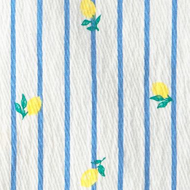 Baby Girl Carter's 2-Piece Lemon Striped Top & Short Set