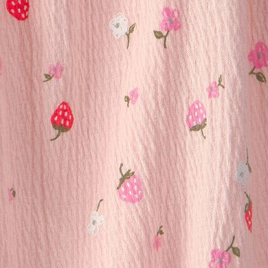 Baby Girl Carter's 2-Piece Strawberry Short-Sleeve Top & Skort Set