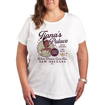 Disney's The Princess and the Frog Plus Size Tiana's Palace Graphic Tee