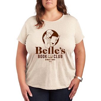 Disney's Beauty and the Beast Plus Size Belle's Book Club Since 1991 Graphic Tee