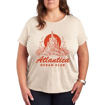 Disney's The Little Mermaid Plus Size Atlantica Graphic Tee