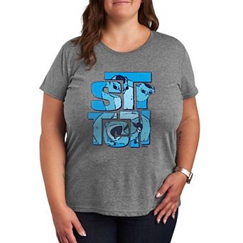 Disney's Lilo & Stitch Plus Size Stack Graphic Tee