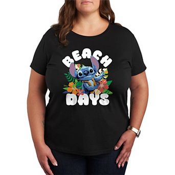 Disney's Lilo & Stitch Plus Size Beach Days Graphic Tee