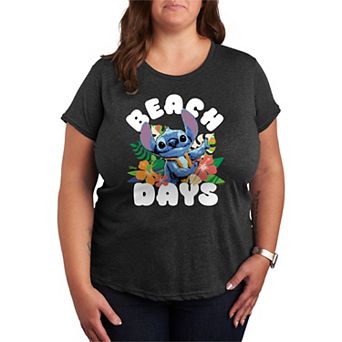 Disney's Lilo & Stitch Plus Size Beach Days Graphic Tee