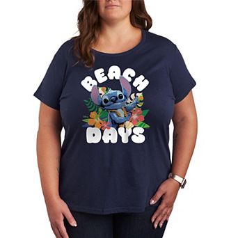 Disney's Lilo & Stitch Plus Size Beach Days Graphic Tee