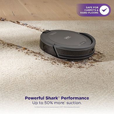 Shark® Navigator Robot Vacuum and Self-Empty Base with Bagless, 60-Day Capacity Self-Empty Base and SmartPath Navigation (RV2120AE)