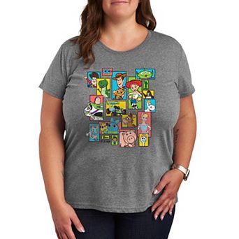 Disney / Pixar's Toy Story Plus Size Character Grid Graphic Tee