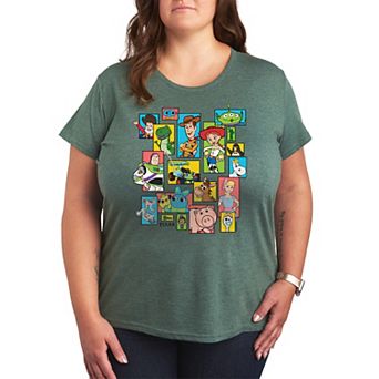 Disney / Pixar's Toy Story Plus Size Character Grid Graphic Tee