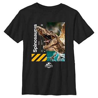 Boys 8-20 Jurassic World Rebirth Spinosaurus Poster Graphic Tee