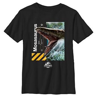 Boys 8-20 Jurassic World Rebirth Mosasaurus Poster Graphic Tee
