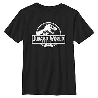 Boys 6-20 Jurassic World Rebirth Movie Logo Stamp Graphic Tee