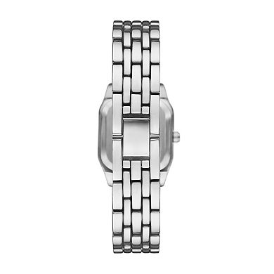Folio Women's Silver Tone Watch & Bracelet Set