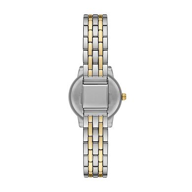 Folio Women's Two Tone Small Round Watch & Bracelet Set