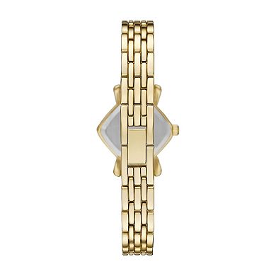 Folio Women's Gold Tone Watch & Bracelet Set
