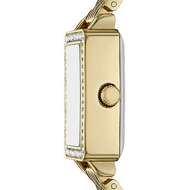 Folio Women's Rectangle Watch & Bracelet Set