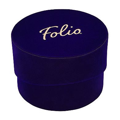 Folio Women's Silver Tone Watch & Bracelet Set