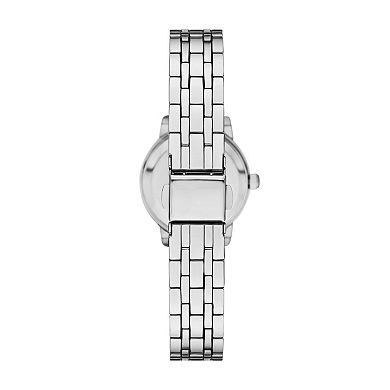 Folio Women's Silver Tone Watch & Bracelet Set
