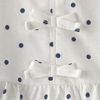 Toddler Girl Carter's 2-Piece Polka Dots Top & Short Set