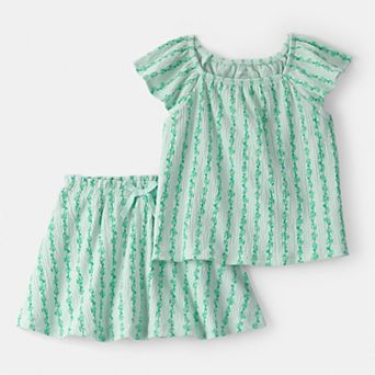 Toddler Girl Carter's 2 pc Vine Top & Skort Set