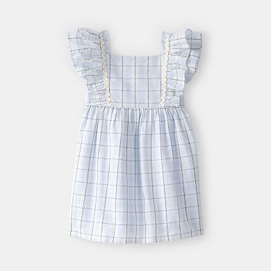 Toddler Girl Carter's Ruffle Plaid Dress
