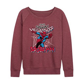 Women's Marvel Spider-Man French Terry Long Sleeve Tee