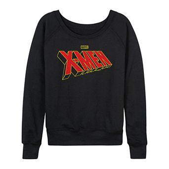 Women's Marvel X-Men Logo French Terry Long Sleeve Tee