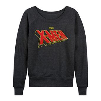 Women's Marvel X-Men Logo French Terry Long Sleeve Tee