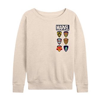Women's Marvel Guardians Of The Galaxy Character Icons French Terry Long Sleeve Tee