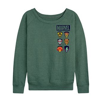 Women's Marvel Guardians Of The Galaxy Character Icons French Terry Long Sleeve Tee