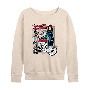 Women's Marvel The Black Widow French Terry Long Sleeve Tee