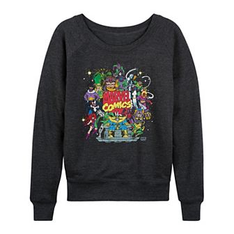 Women's Marvel Comics Villains French Terry Long Sleeve Tee