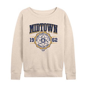 Women's Marvel Midtown Science French Terry Long Sleeve Tee