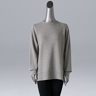 Women's Simply Vera Vera Wang Cozy Side Slit Tunic