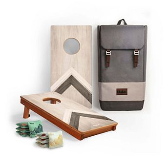 1ft x 2ft Mahogany Pathfinder Cornhole Board Set