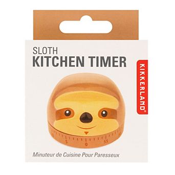 Kikkerland Sloth Kitchen Timer
