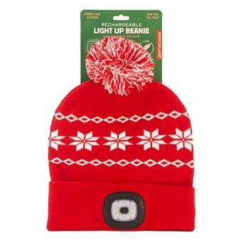 Kikkerland Rechargeable Light Up Beanie