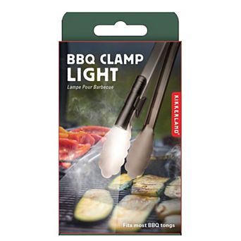 Kikkerland BBQ Clamp Light for Most BBQ Tongs