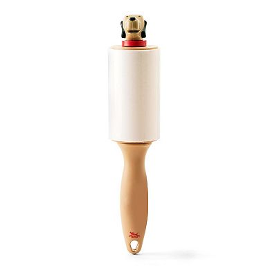 Kikkerland Dog Lint Roller with Washable & Reusable Sticky Sheets