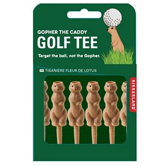 Kikkerland Golf-pher The Gopher Golf Tees 6 pk