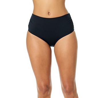 Women's Anne Cole High Waist Shirred Convertible Swim Bottoms