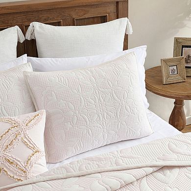 Peri Medallion Floral Quilt Set with Shams