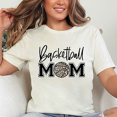 Basketball Mom Colorful Black - Women's Short Sleeve Graphic T-Shirt