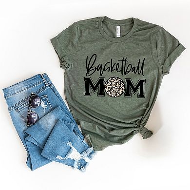 Basketball Mom Colorful Black - Women's Short Sleeve Graphic T-Shirt