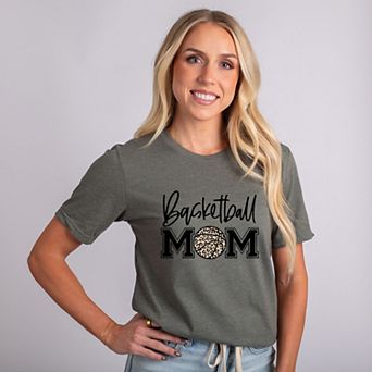 Basketball Mom Colorful Black - Women's Short Sleeve Graphic T-Shirt