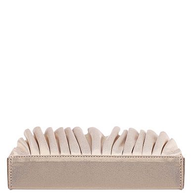 N by Nina Camiel Pleated Half Moon Clutch Bag